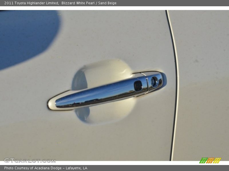 Blizzard White Pearl / Sand Beige 2011 Toyota Highlander Limited