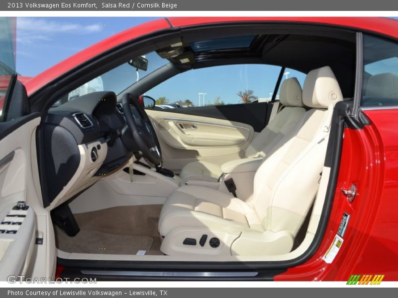 Salsa Red / Cornsilk Beige 2013 Volkswagen Eos Komfort