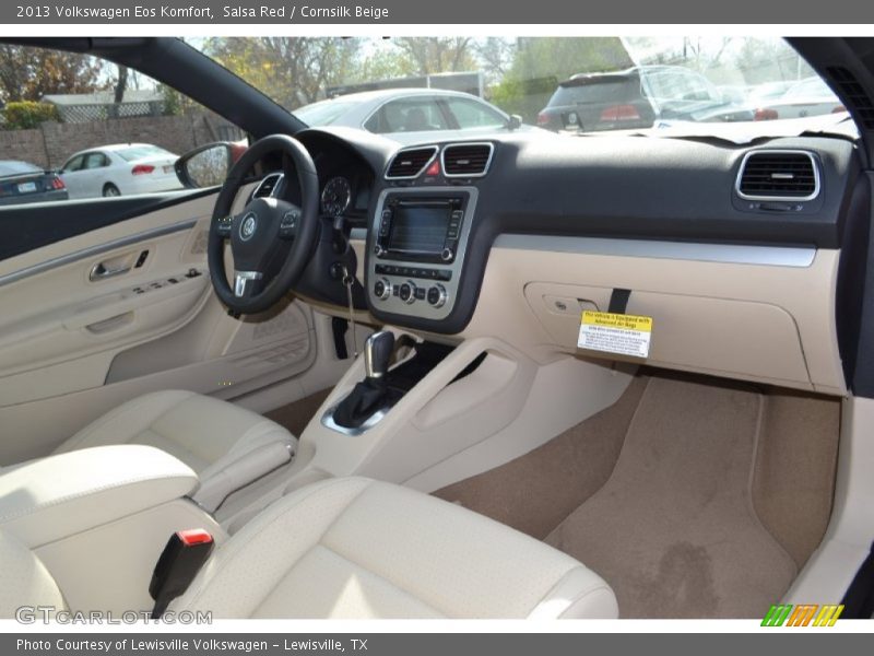 Salsa Red / Cornsilk Beige 2013 Volkswagen Eos Komfort