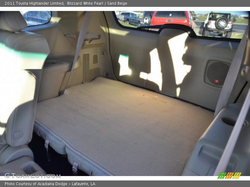 Blizzard White Pearl / Sand Beige 2011 Toyota Highlander Limited