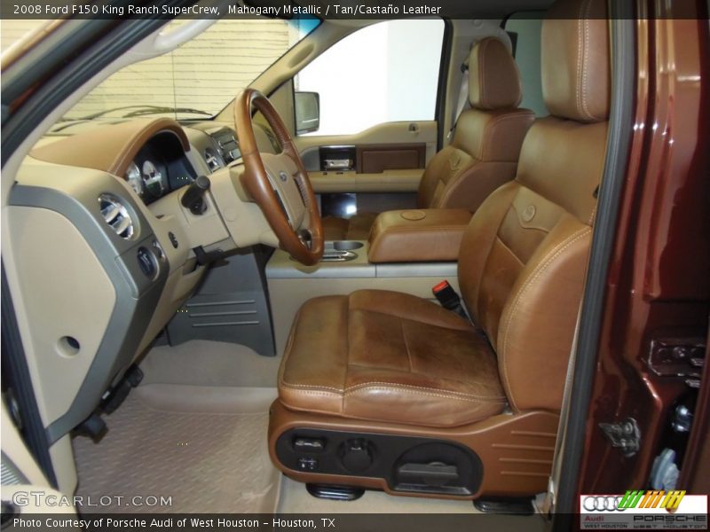 Mahogany Metallic / Tan/Castaño Leather 2008 Ford F150 King Ranch SuperCrew