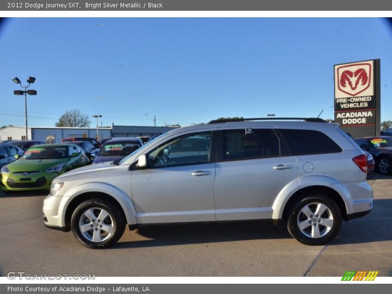 Bright Silver Metallic / Black 2012 Dodge Journey SXT