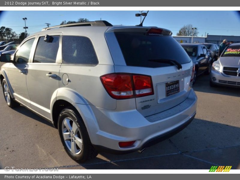 Bright Silver Metallic / Black 2012 Dodge Journey SXT