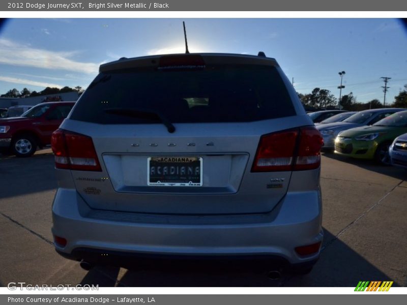 Bright Silver Metallic / Black 2012 Dodge Journey SXT