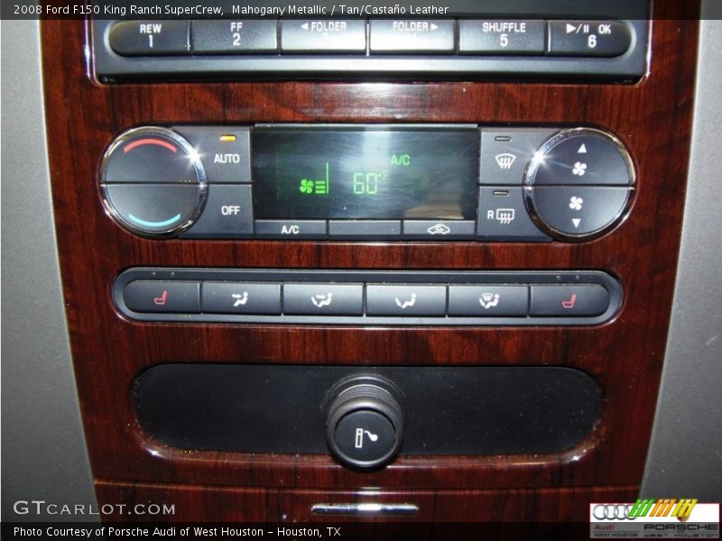Mahogany Metallic / Tan/Castaño Leather 2008 Ford F150 King Ranch SuperCrew