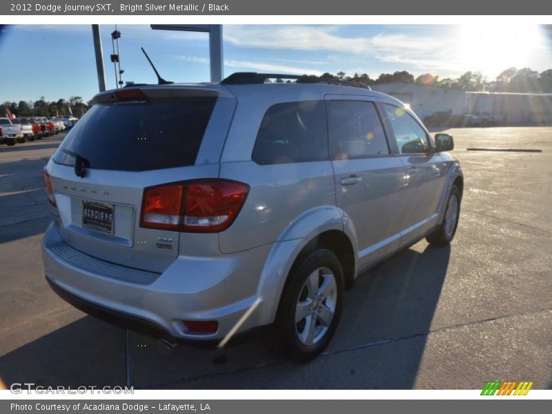 Bright Silver Metallic / Black 2012 Dodge Journey SXT