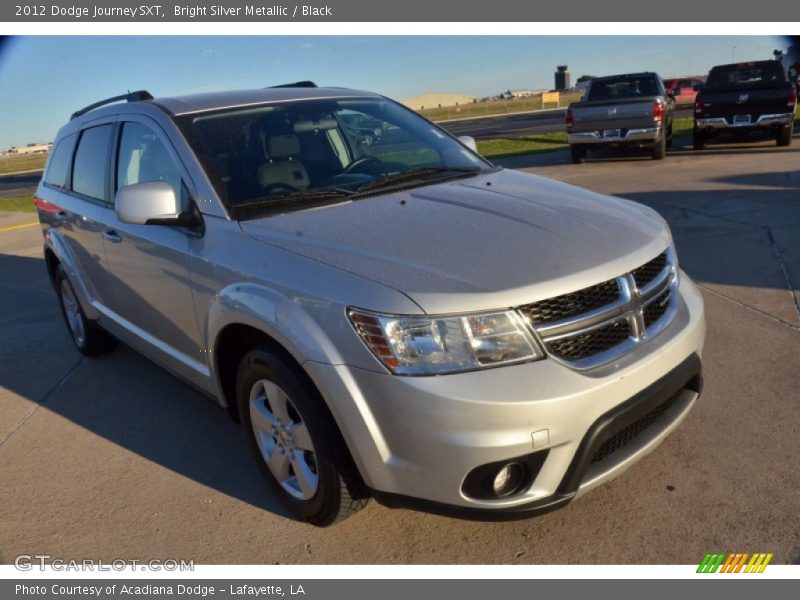 Bright Silver Metallic / Black 2012 Dodge Journey SXT