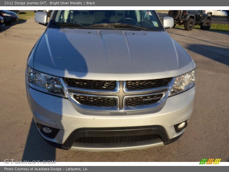 Bright Silver Metallic / Black 2012 Dodge Journey SXT