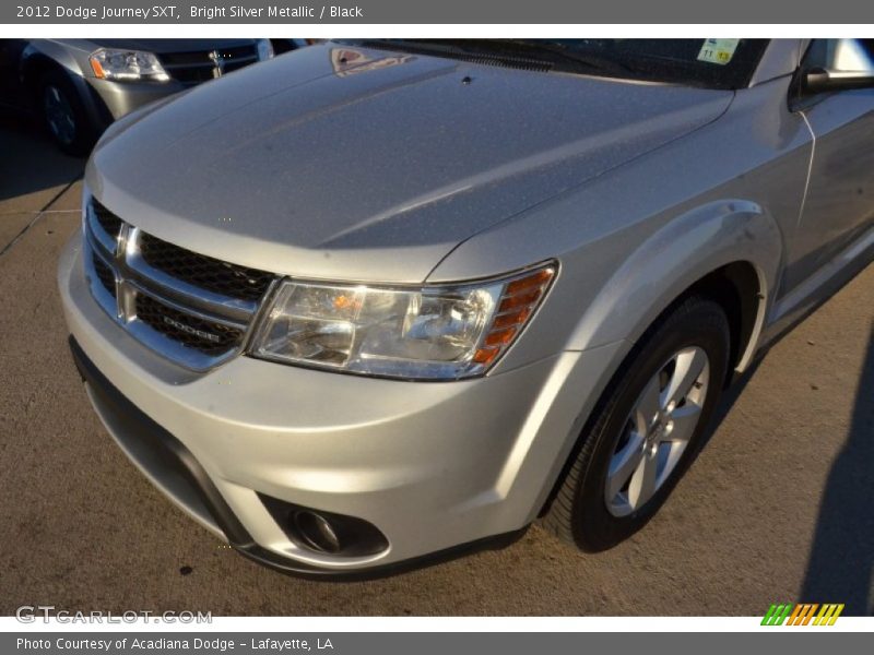 Bright Silver Metallic / Black 2012 Dodge Journey SXT
