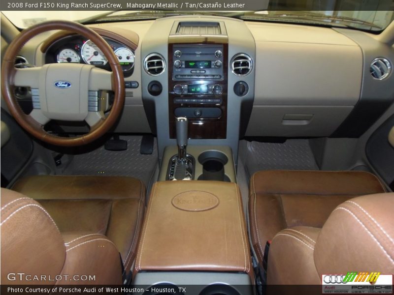 Mahogany Metallic / Tan/Castaño Leather 2008 Ford F150 King Ranch SuperCrew