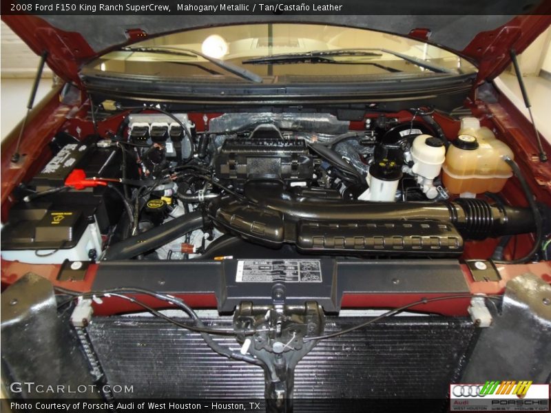 Mahogany Metallic / Tan/Castaño Leather 2008 Ford F150 King Ranch SuperCrew