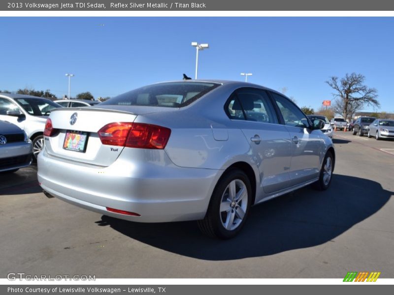 Reflex Silver Metallic / Titan Black 2013 Volkswagen Jetta TDI Sedan
