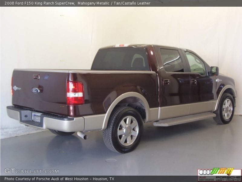 Mahogany Metallic / Tan/Castaño Leather 2008 Ford F150 King Ranch SuperCrew