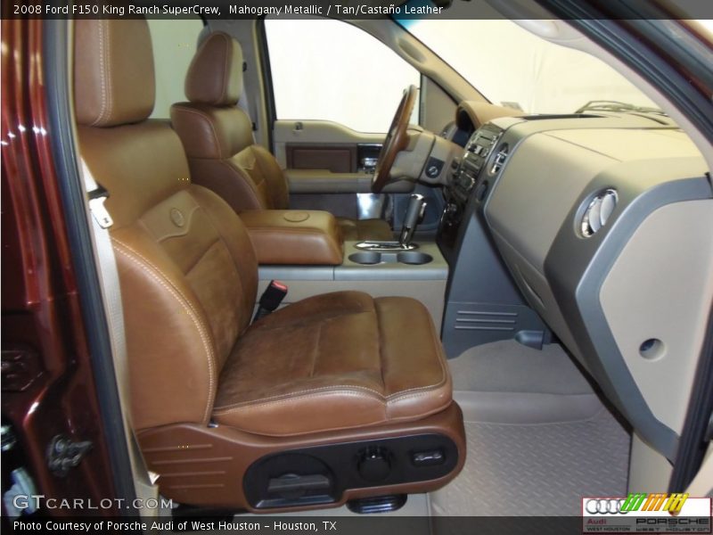 Mahogany Metallic / Tan/Castaño Leather 2008 Ford F150 King Ranch SuperCrew