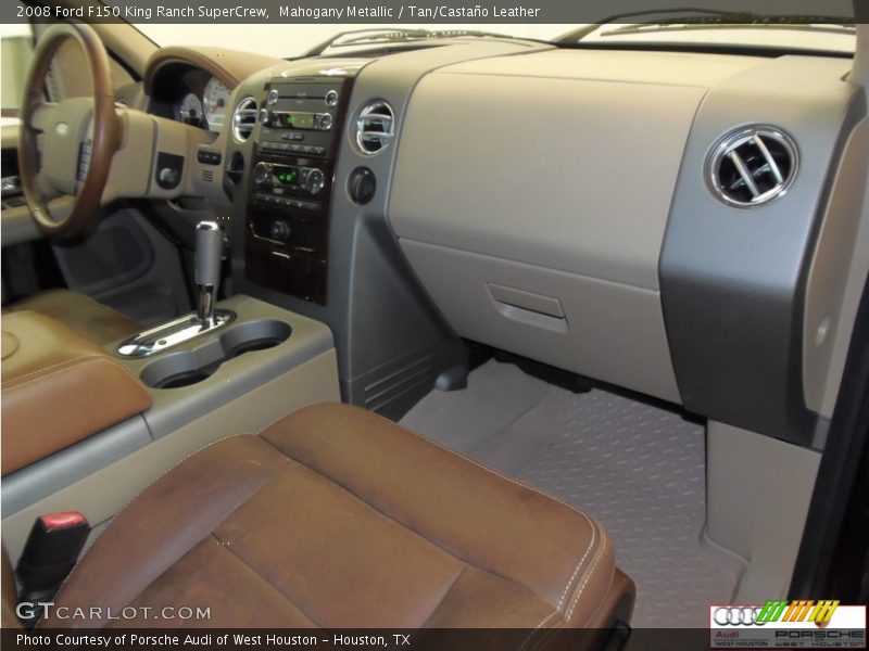 Mahogany Metallic / Tan/Castaño Leather 2008 Ford F150 King Ranch SuperCrew