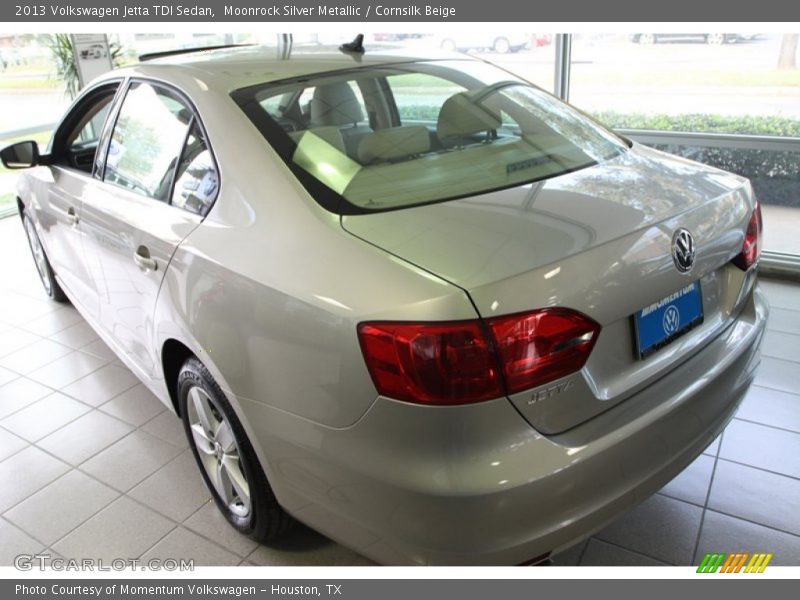 Moonrock Silver Metallic / Cornsilk Beige 2013 Volkswagen Jetta TDI Sedan