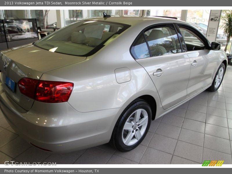 Moonrock Silver Metallic / Cornsilk Beige 2013 Volkswagen Jetta TDI Sedan