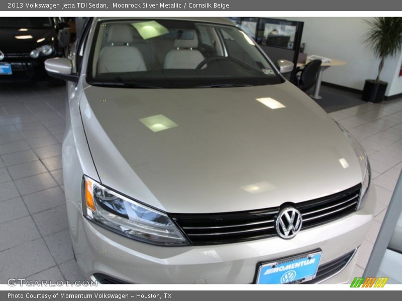 Moonrock Silver Metallic / Cornsilk Beige 2013 Volkswagen Jetta TDI Sedan