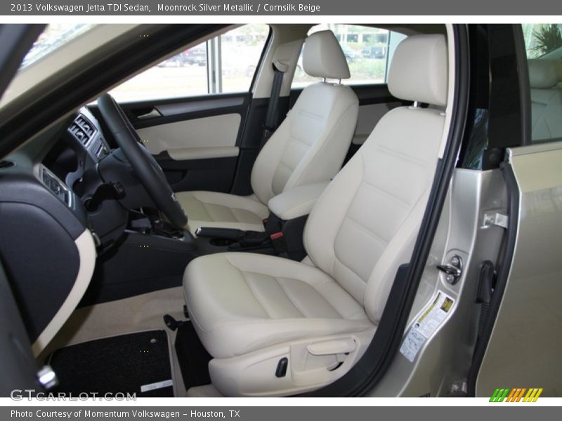 Moonrock Silver Metallic / Cornsilk Beige 2013 Volkswagen Jetta TDI Sedan