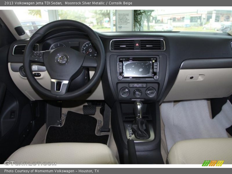 Moonrock Silver Metallic / Cornsilk Beige 2013 Volkswagen Jetta TDI Sedan