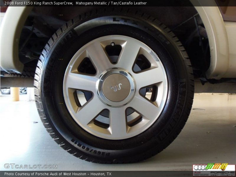 Mahogany Metallic / Tan/Castaño Leather 2008 Ford F150 King Ranch SuperCrew