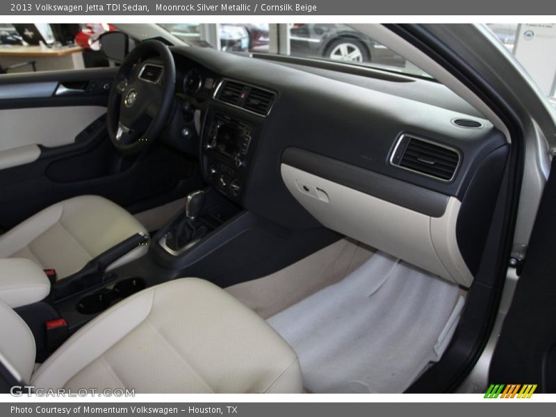 Moonrock Silver Metallic / Cornsilk Beige 2013 Volkswagen Jetta TDI Sedan