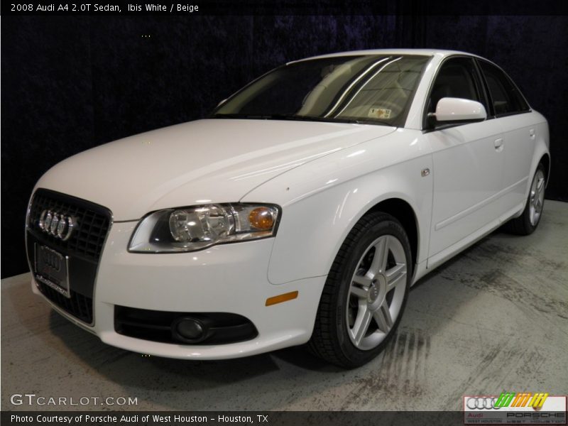 Ibis White / Beige 2008 Audi A4 2.0T Sedan