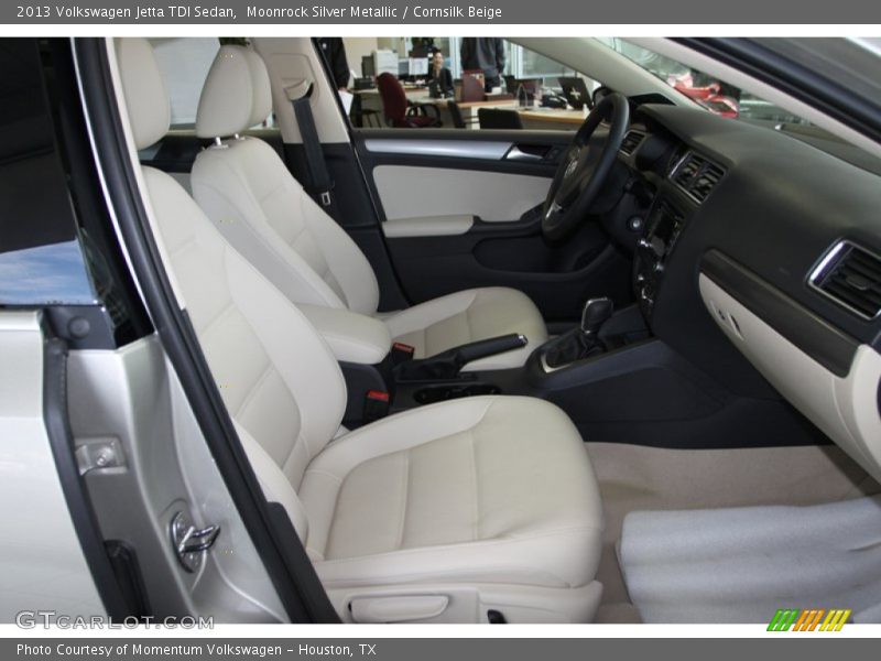 Moonrock Silver Metallic / Cornsilk Beige 2013 Volkswagen Jetta TDI Sedan