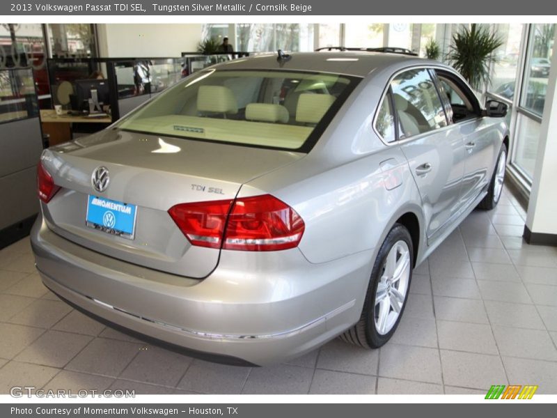 Tungsten Silver Metallic / Cornsilk Beige 2013 Volkswagen Passat TDI SEL