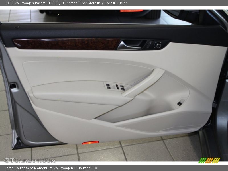 Tungsten Silver Metallic / Cornsilk Beige 2013 Volkswagen Passat TDI SEL