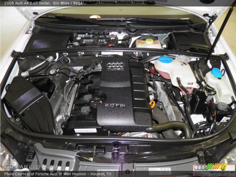 Ibis White / Beige 2008 Audi A4 2.0T Sedan