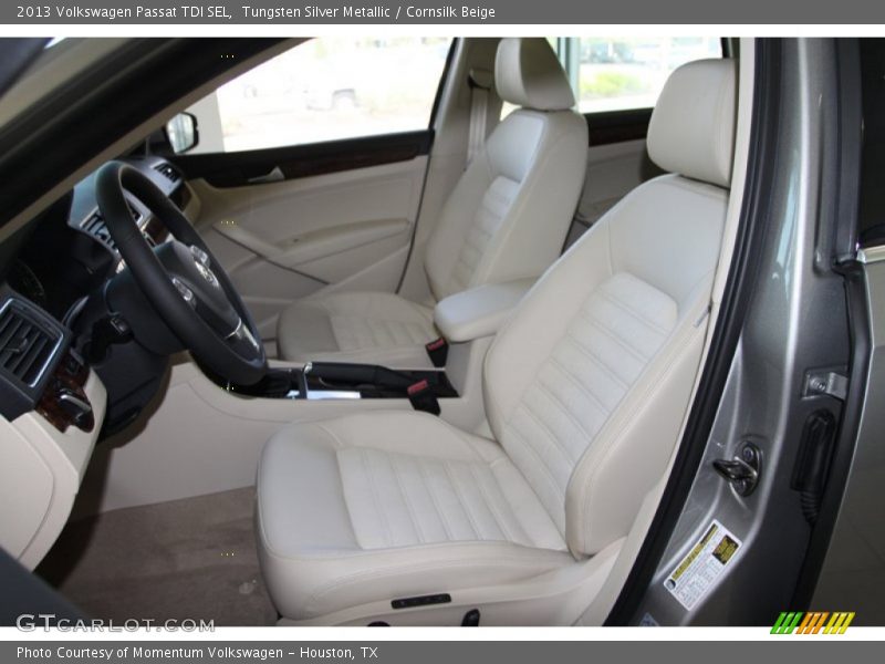 Tungsten Silver Metallic / Cornsilk Beige 2013 Volkswagen Passat TDI SEL