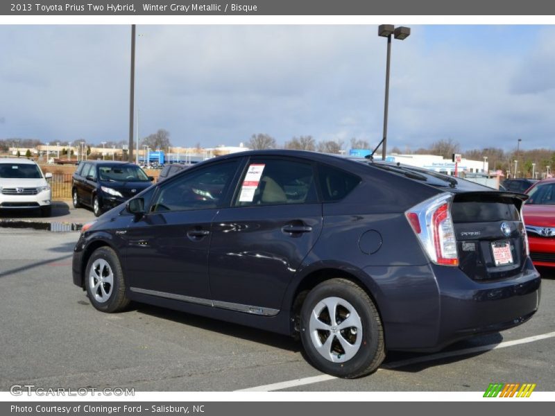 Winter Gray Metallic / Bisque 2013 Toyota Prius Two Hybrid