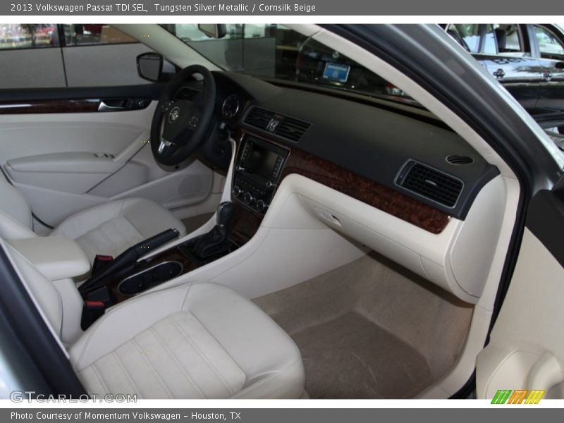 Tungsten Silver Metallic / Cornsilk Beige 2013 Volkswagen Passat TDI SEL