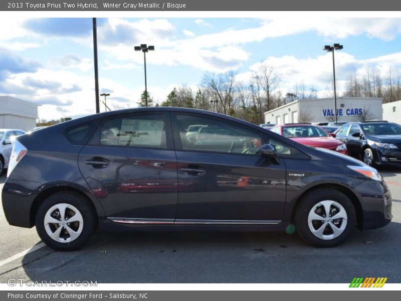 Winter Gray Metallic / Bisque 2013 Toyota Prius Two Hybrid