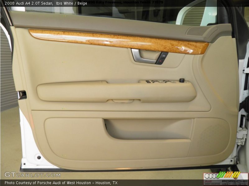 Ibis White / Beige 2008 Audi A4 2.0T Sedan