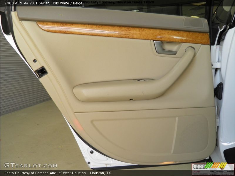 Ibis White / Beige 2008 Audi A4 2.0T Sedan