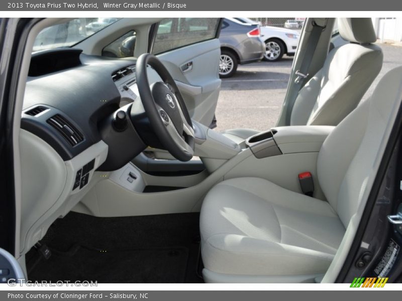 Winter Gray Metallic / Bisque 2013 Toyota Prius Two Hybrid