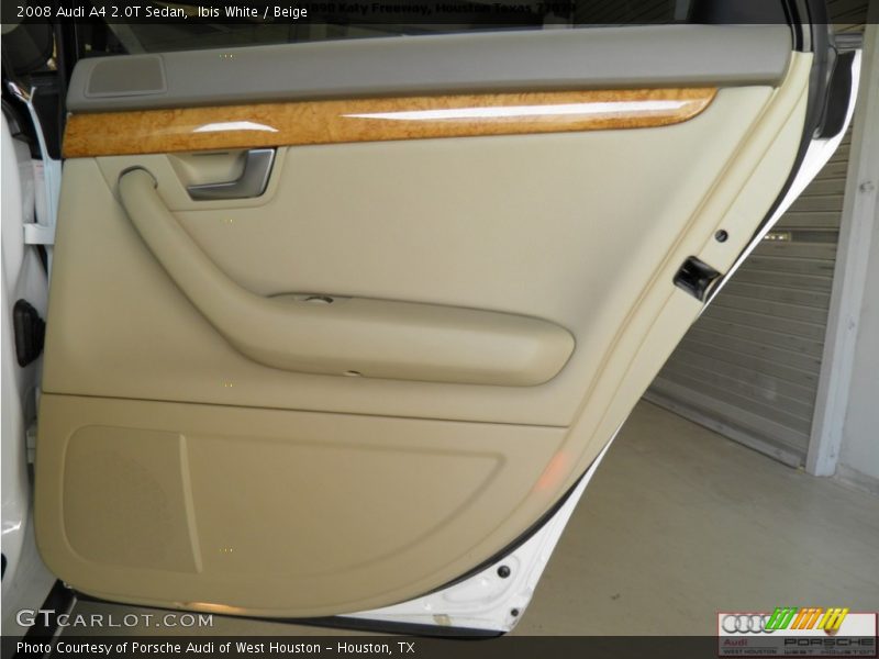 Ibis White / Beige 2008 Audi A4 2.0T Sedan