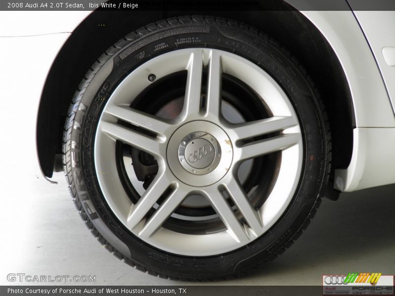 Ibis White / Beige 2008 Audi A4 2.0T Sedan