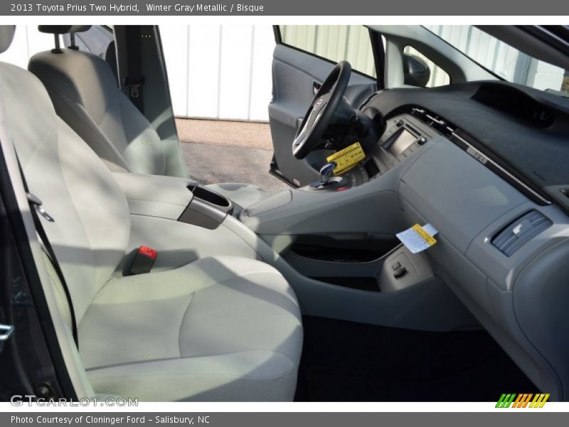 Winter Gray Metallic / Bisque 2013 Toyota Prius Two Hybrid