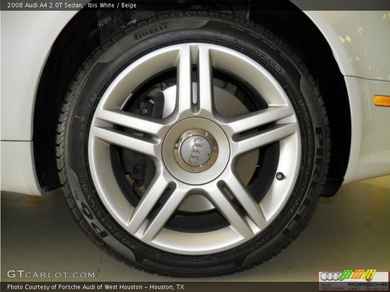 Ibis White / Beige 2008 Audi A4 2.0T Sedan