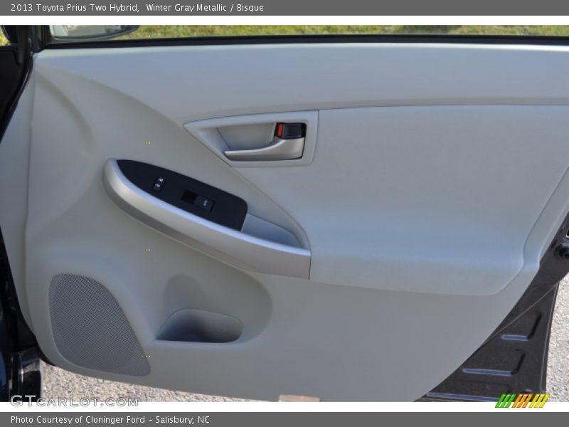 Winter Gray Metallic / Bisque 2013 Toyota Prius Two Hybrid