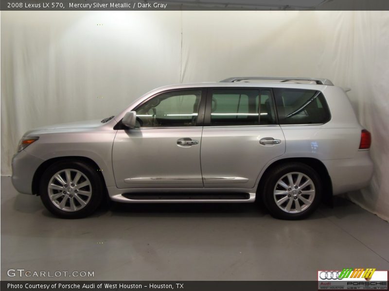 Mercury Silver Metallic / Dark Gray 2008 Lexus LX 570