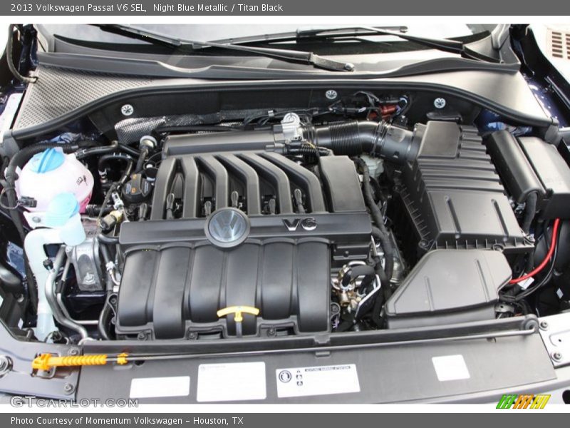Night Blue Metallic / Titan Black 2013 Volkswagen Passat V6 SEL