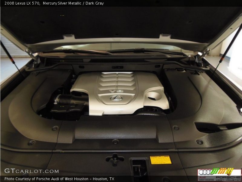 Mercury Silver Metallic / Dark Gray 2008 Lexus LX 570