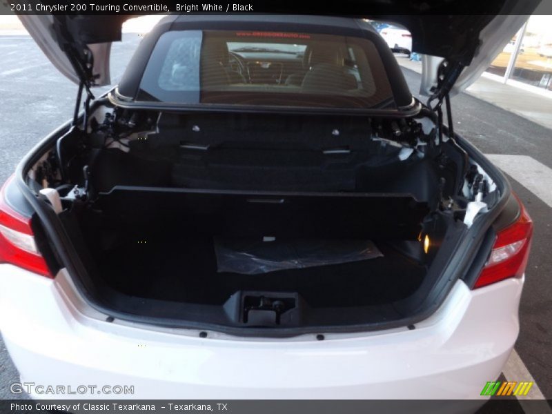 Bright White / Black 2011 Chrysler 200 Touring Convertible