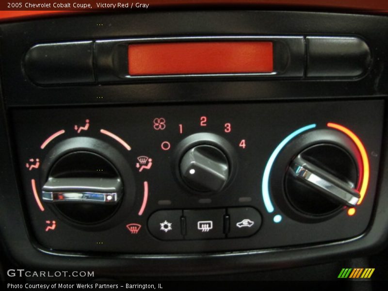 Victory Red / Gray 2005 Chevrolet Cobalt Coupe