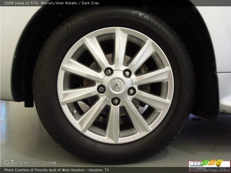 Mercury Silver Metallic / Dark Gray 2008 Lexus LX 570