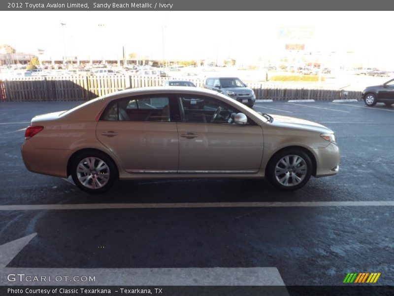 Sandy Beach Metallic / Ivory 2012 Toyota Avalon Limited